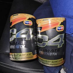 2 New C4 Orange Popsicle Pre Workout Powders