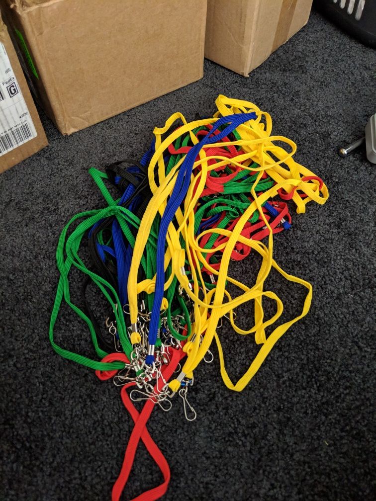 Various Color Lanyards NEW