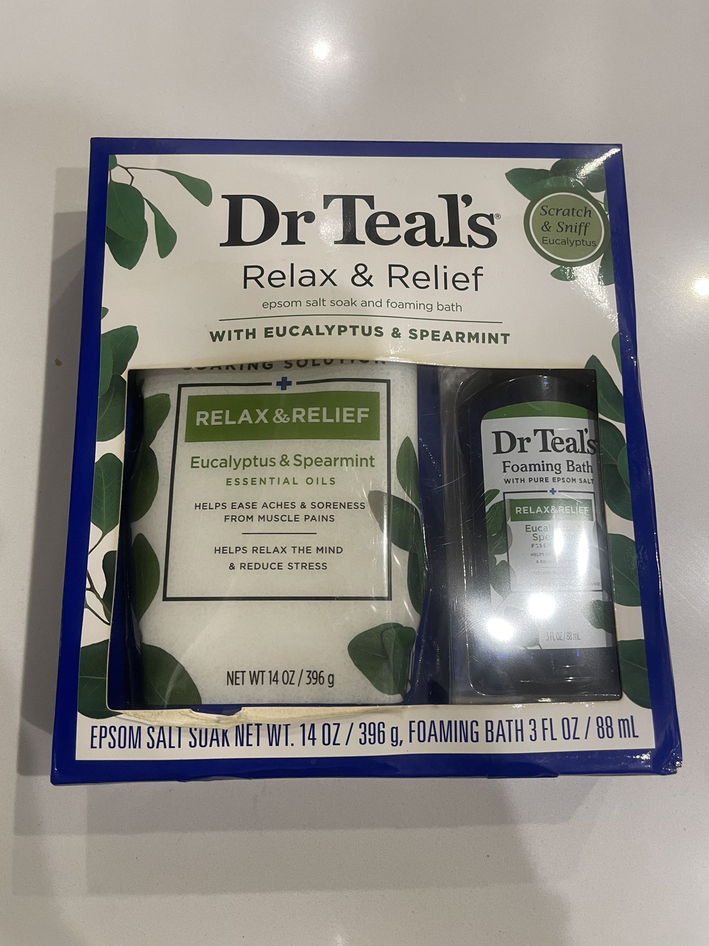 Dr. Teals Relax And Relief Gift Set Box New 