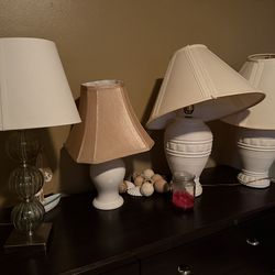 Lamps and mirrors - $25 each