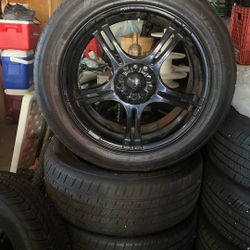 Tires And Rims Size 18 Good Conditions Universal