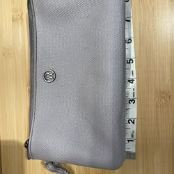 Lululemon Double Up light purple wallet bag pouch clutch