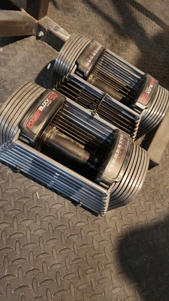 Powerblock 50 Dumbell Weights