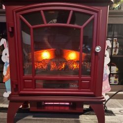Brand New Duraflame Twin Star Fireplace Heater Infrared Quartz 3D Flames W Remote BNIB Never Used 