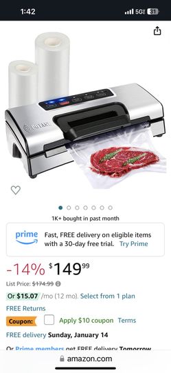 Brand New Potane Food Vacuum Sealer Machine,