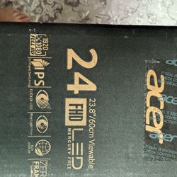 Acer R0 23.8” IPS Zero-Frame Monitor – Full HD, 1 ms, 75Hz FreeSync