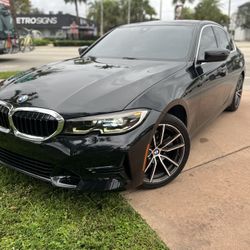 2021 BMW 3 Series Black Interior 