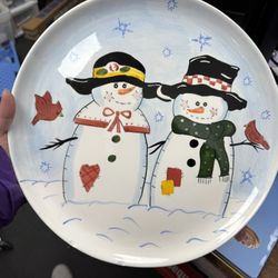 Christmas Ceramic Plate 