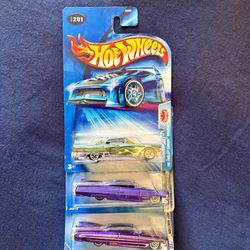 Hot Wheels, Cadillac, $3, $6, & $8