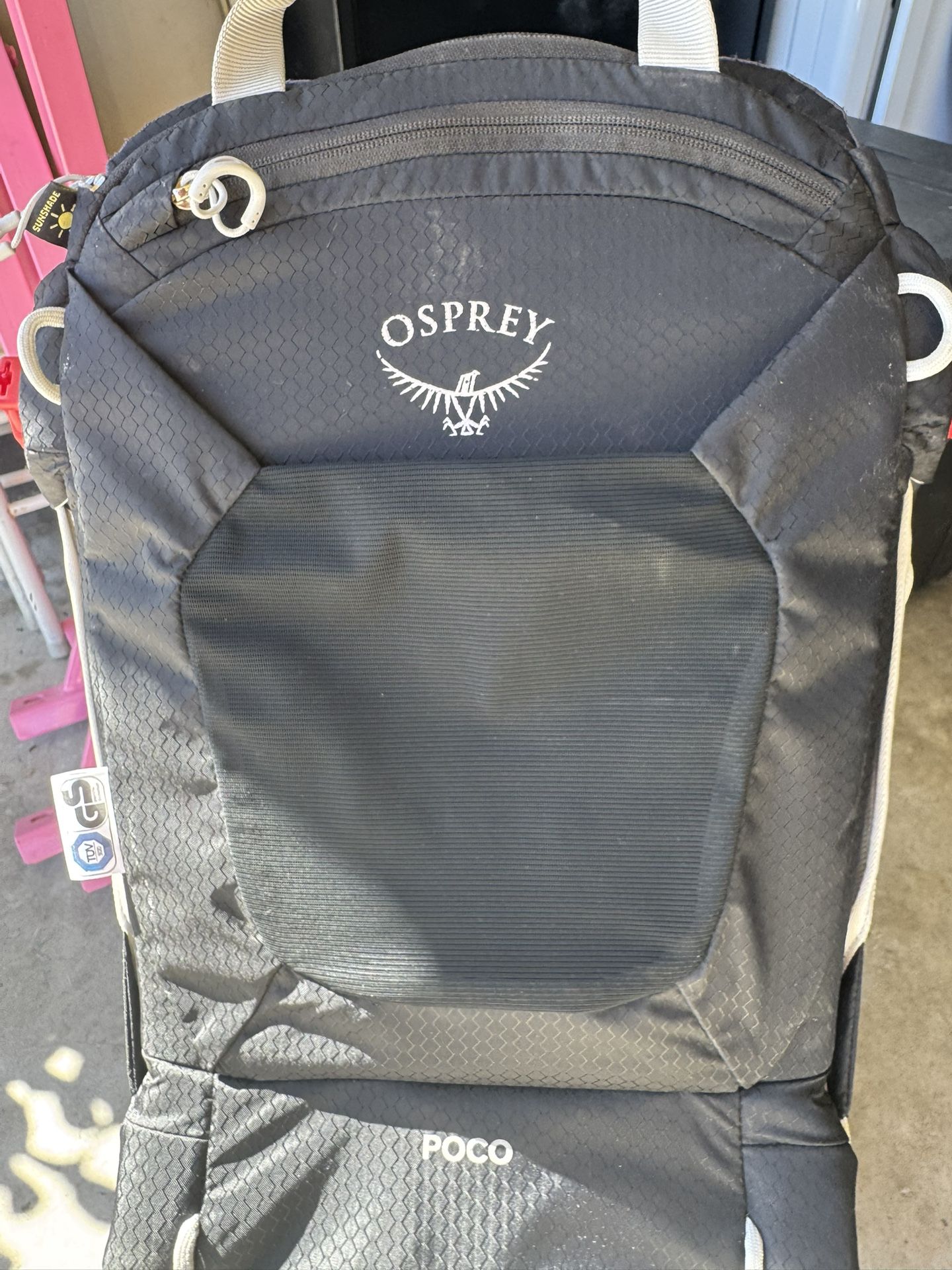 Osprey Poco Child Carrier Plus Two Osprey Rain Covers