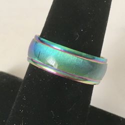 Stainless Steel Ring, Size 10