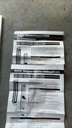 Rofu magnet 8000 for sliding door