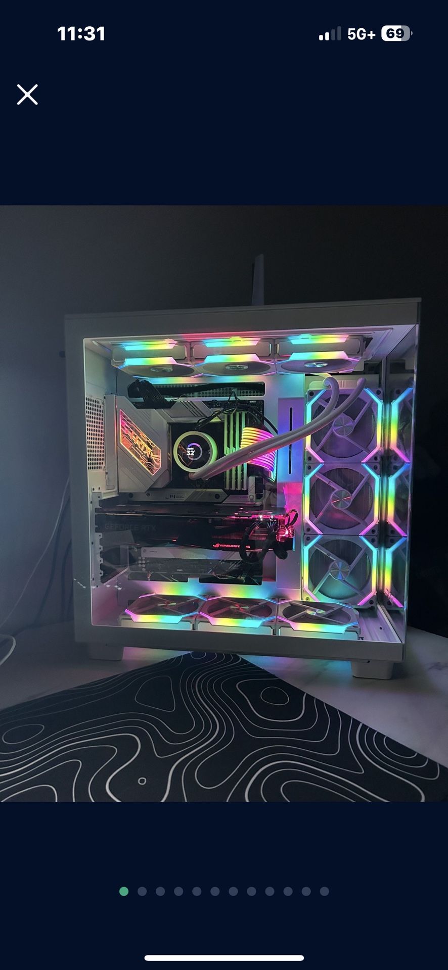 White Gaming Pc 