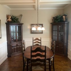 Ethan Allen Table & Hutches