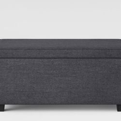 Storage Ottoman Dark Gray