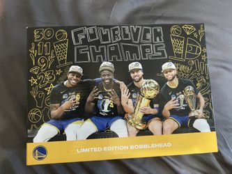 Limited Edition Warriors Bobblehead