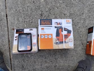 Black & Decker Jigsaw With Charger $40
