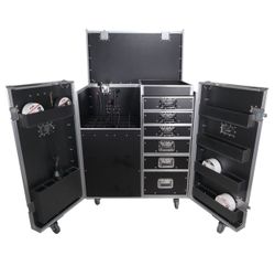 ProX XS-6DMIC25W ATA Mic Stand & Drawer Combo Case Stores up to 25 Pro