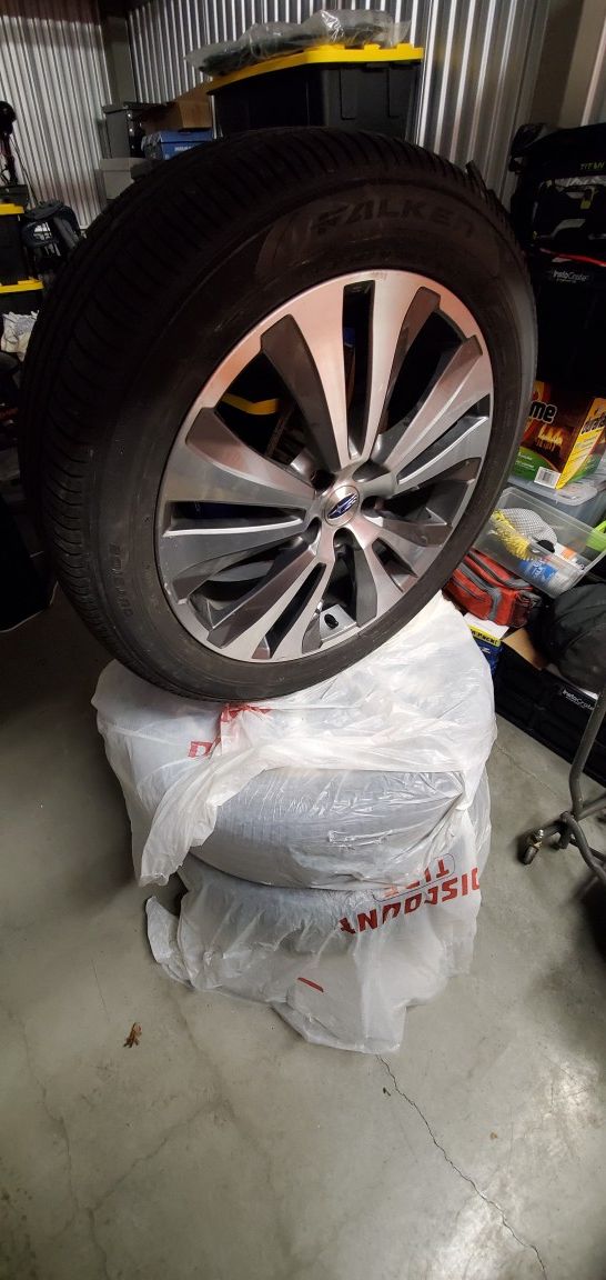 2019 Subaru Ascent wheels and tires set of 4