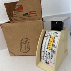 Vintage Kitchen 1963 Hanson Recipe Scale Model 1308 In Original Box