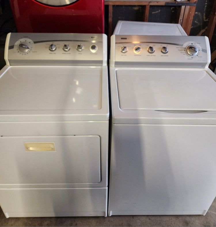 Clean Washer And Electric Dryer Matching Set 