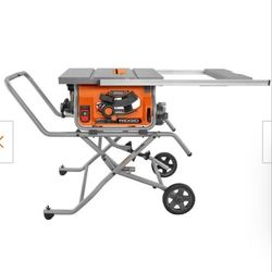 RIDGID 15 Amp 10 in.
Portable Corded Pro
Jobsite Table Saw