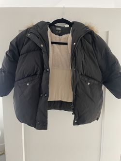 Zara Girls Winter Coat Size 4/5