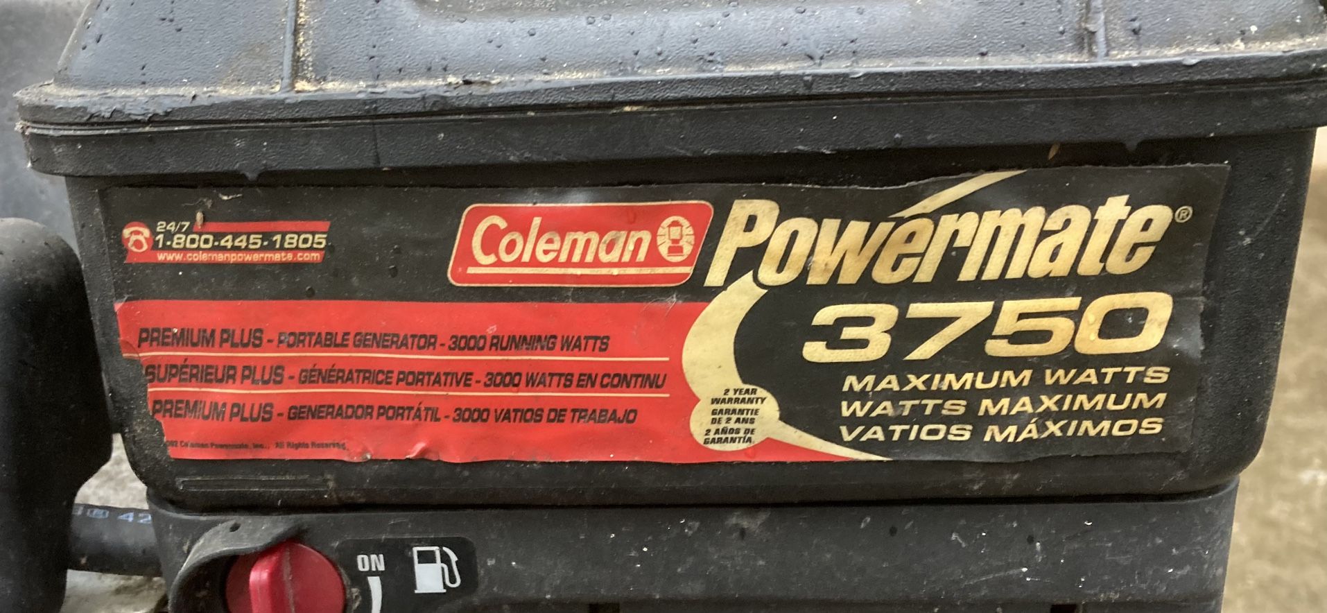 Coleman  3750 Power mate Generator 