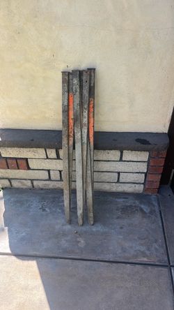Steel stakes 3 foot long 10 dollar each