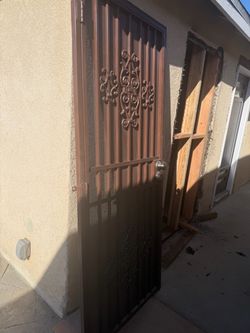 Aluminum Brown door 32x80