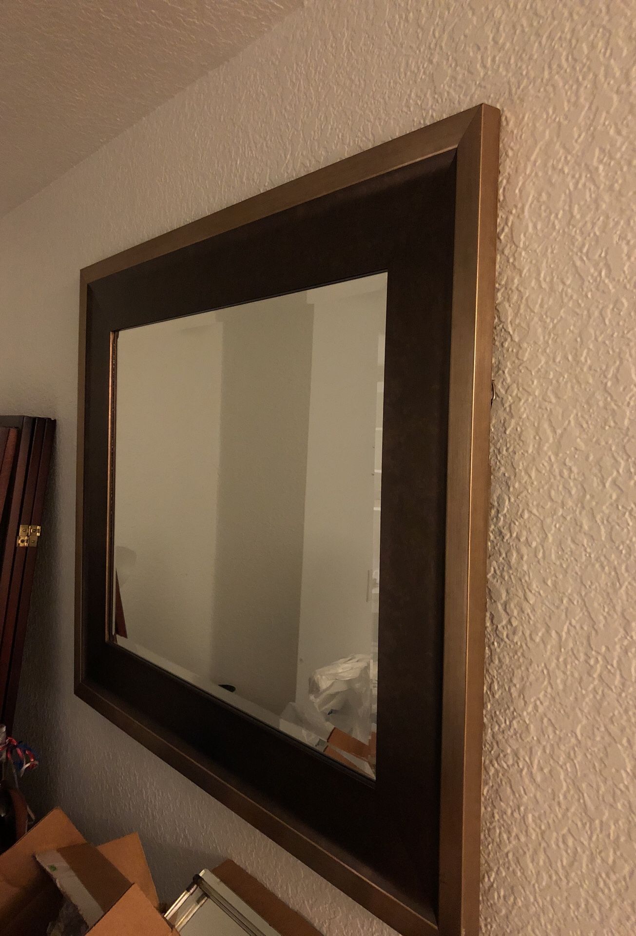 37 1/2 x 31 1/2 hanging mirror