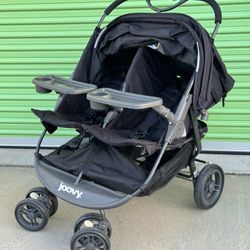 Joovy ScooterX2 Lightweight Travel Double Stroller 8107