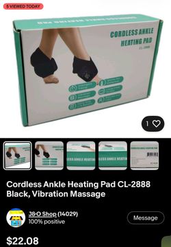 Cordless Ankle Heating Pad