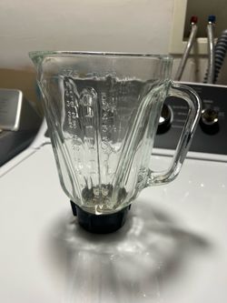 Glass jar without a lid yes blades