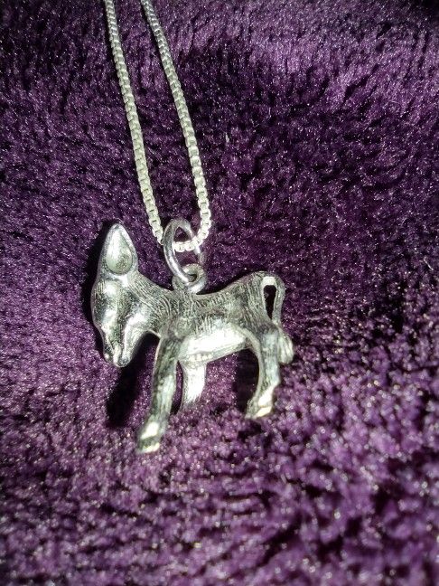 Sterling Silver Necklace & Pendant 
