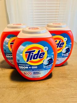 Tide Power Pods Odor + Oxi 45-Count $16 each