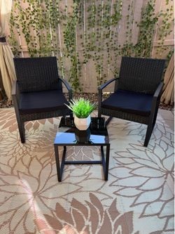 3 Piece Patio Furniture Set