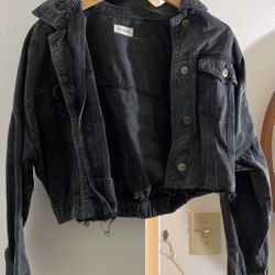 Black Jean Jacket 