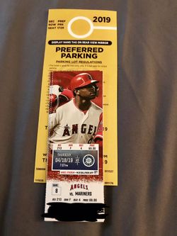 ANGELS!! TONIGHTS GAME $120
