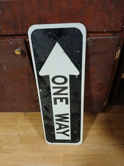 One Way Sign