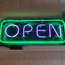 Jantec Neon Radiant Open Sign