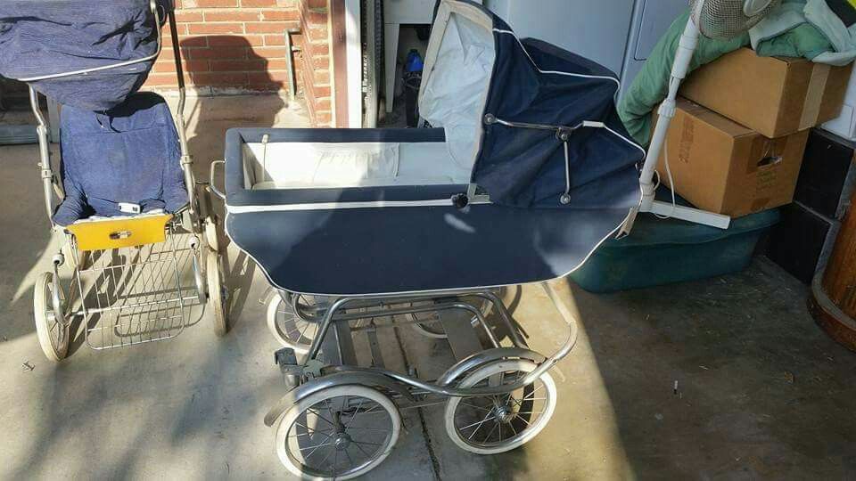 Vintage Bassinet & Stroller