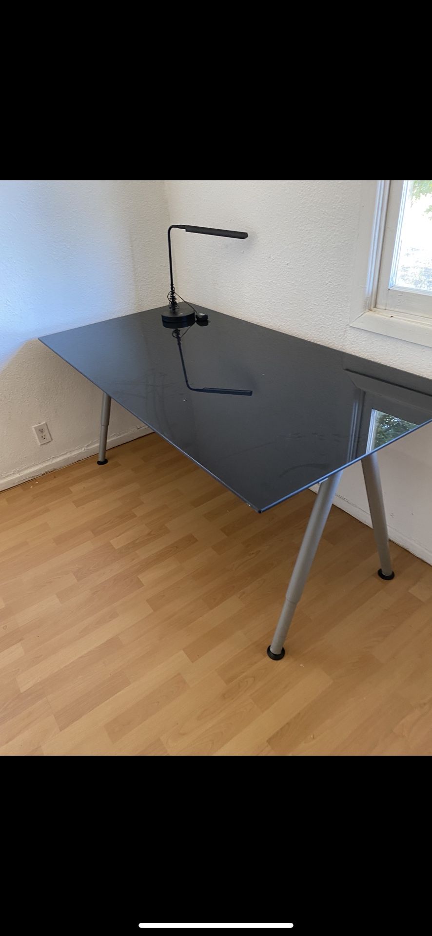IKEA Glass Top Desk