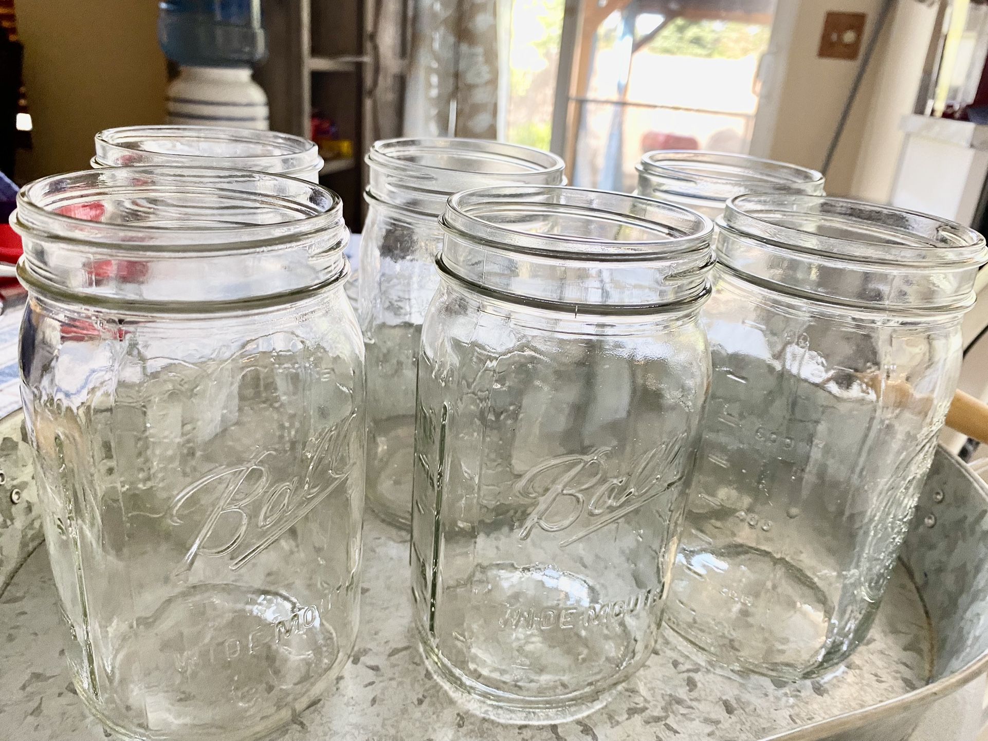 Ball Wide Mouth 24 Oz Jars -6 Count