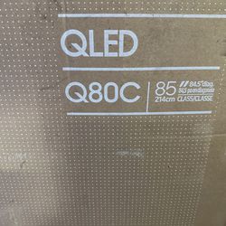 Samsung - 85" Class Q80C QLED 4K UHD Smart Tizen TV