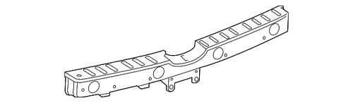 Genuine GM Chevrolet 2017-2019 Cruze Rear Bumper Fascia Center Bracket (contact info removed)7
