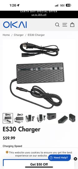 OAKI Scooter Charger