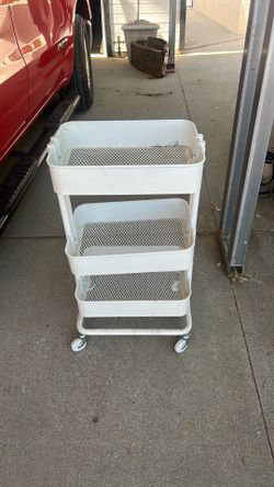 Rolling storage cart