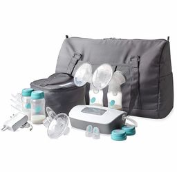 NEW Evenflo Deluxe Advanced Double Electric Breast Pump Kit