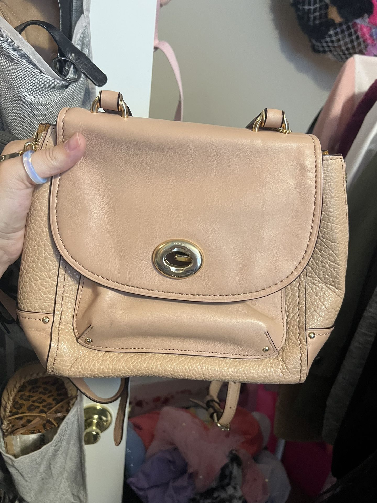 Coach Pink Back Pack